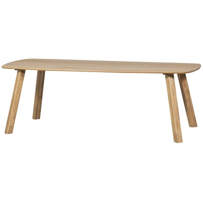 Table à manger en bois de chêne 6 personnes DEENS WOOOD