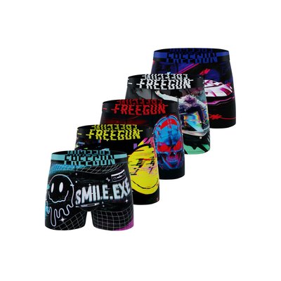 Lot de 5 Boxers microfibre FREEGUN