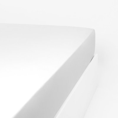 Drap housse uni coton percale 200 fils DESIREE LINANDELLE