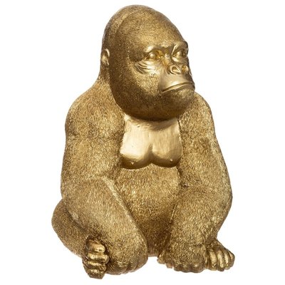 Sculpture Gorille Or 22 ATMOSPHERA