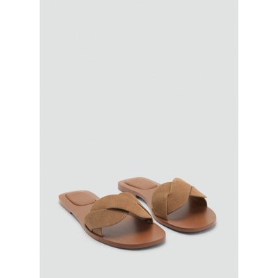 Sandales à lanières cuir MANGO TEEN