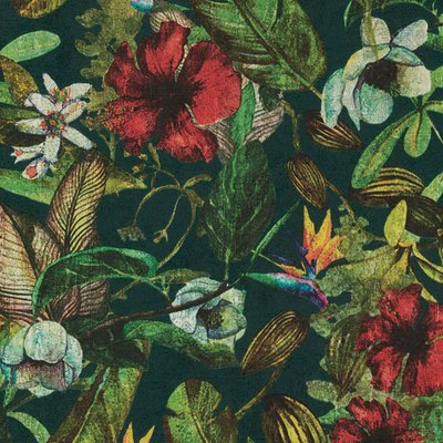 Papier peint imprimé tropicalis vintage HOME MAISON