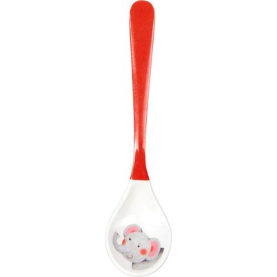 Cuillière En Mélamine Motif Eléphant - Rouge COPPENRATH