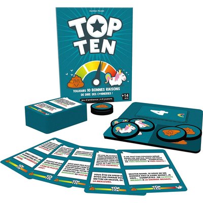 Top Ten - jeu d ambiance cooperatif ASMODEE