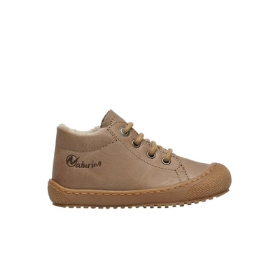 Chaussons premiers pas doublés en laine RACOON NATURINO