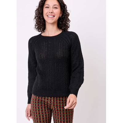 Pull tricot fantaisie torsadé  PADDI LA FIANCÉE