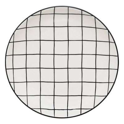 Lot de 6 assiettes plates en céramique FAMILY CORNER SECRET DE GOURMET