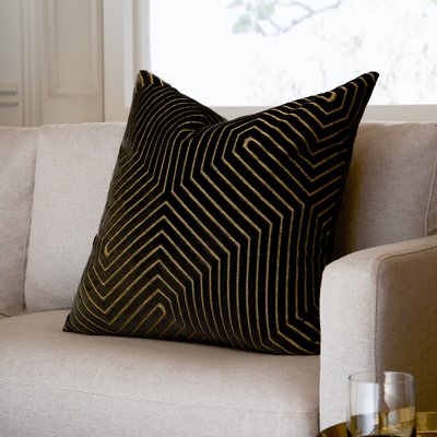 Evoke Cut Velvet Cushion PAOLETTI