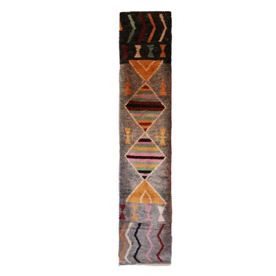 Tapis de couloir pure laine berbère 74 x 351 cm AFK LIVING