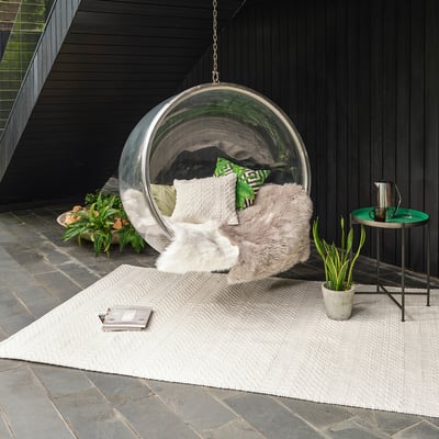 Geometric Patterned Eco Friendly Indoor/Outdoor Rug SO'HOME
