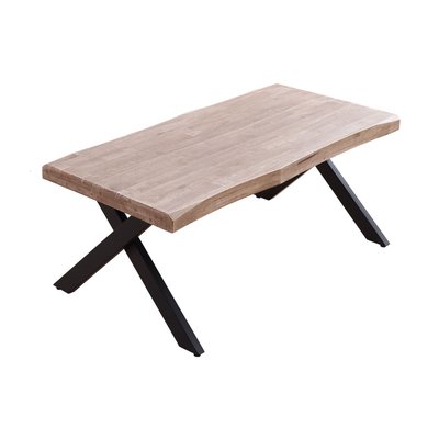 Table basse rehaussable en bois et acier - KAMILA MATHI DESIGN
