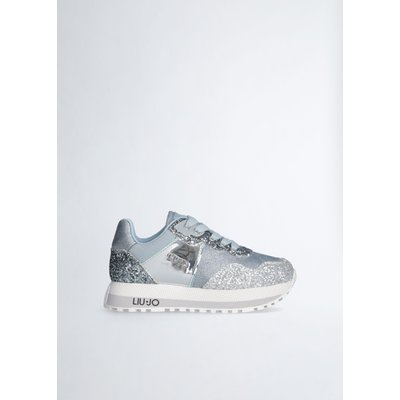 Sneakers à plateforme avec glitter LIU JO