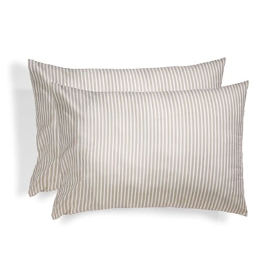 Taie d'oreiller (x2) coton lavé LUNAR FEBRONIE