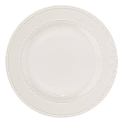 Lot de 6 assiettes en porcelaine PERLE SECRET DE GOURMET