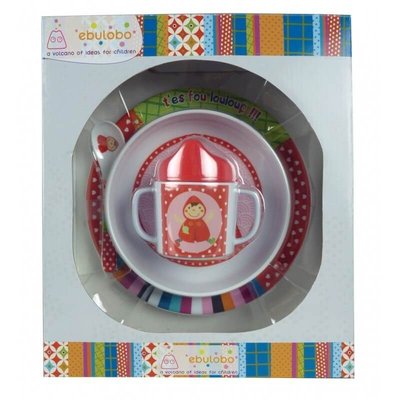 Coffret repas bébé Chaperon rouge EBULOBO