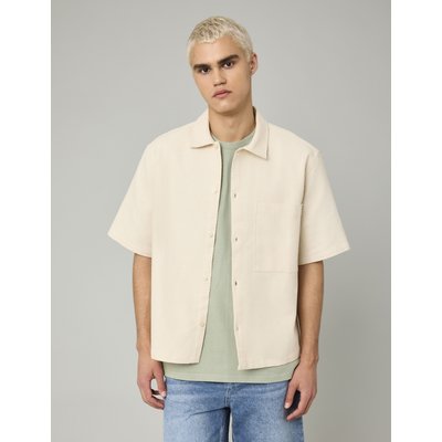 Chemise manches courtes texturée BZB