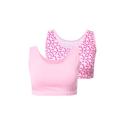 Lot de 2 brassières, décolleté rond ULLA POPKEN