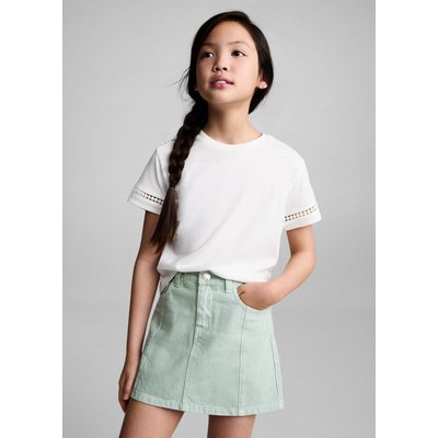 Jupe courte en jean MANGO KIDS