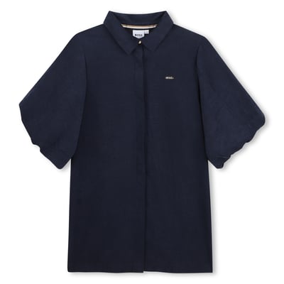 Robe en weavy satin BOSS KIDSWEAR