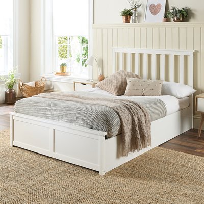 Wooden Shaker Storage Ottoman Bed ASPIRE