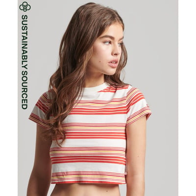 T-shirt court Vintage en coton bio SUPERDRY