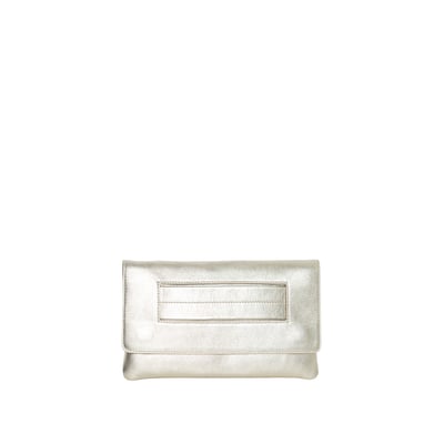 Pochette cuir métallisé IKKS