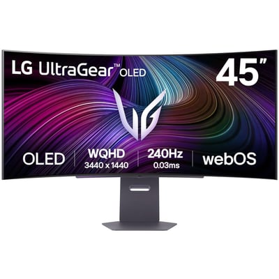 Ecran PC Gamer 45GX90SA 45" Incurvé 800R WQHD 240Hz OLED HDR True Black 400 HDMI 2.1 AMD FreeSync & G-Sync LG
