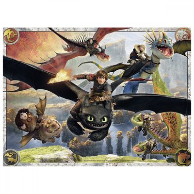 Puzzle XXL 150p Dragons En vol RAVENSBURGER