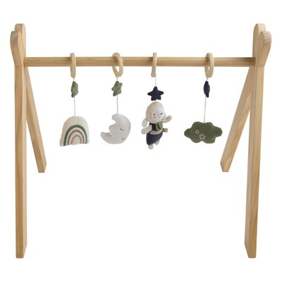 Arche d'éveil bois avec 4 jouets SAUTHON
