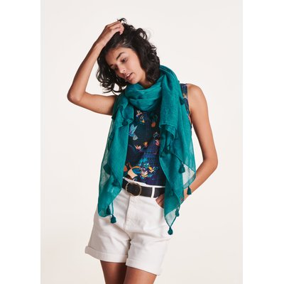Foulard léger uni LA FEE MARABOUTEE