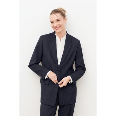 Veste droite col tailleur VOLTIGESTRIPE CAROLL