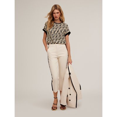 Blusa in viscosa fantasia ad anelli MOTIVI