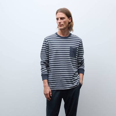 Ensemble de pyjama long en jersey en coton MONOPRIX