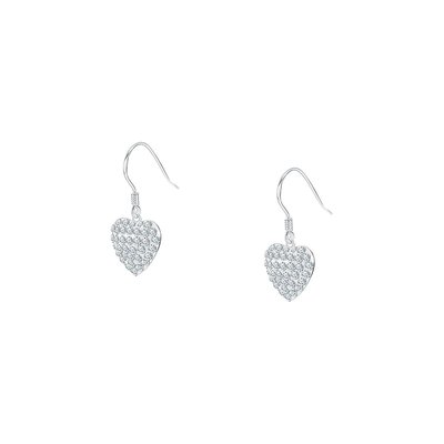 Boucles d'oreilles en argent 925 et cristal CLEOR