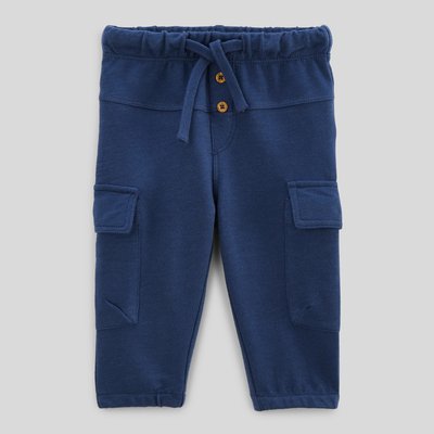 Pantalon uni en molleton en coton BIO GOTS BOUT'CHOU