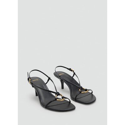 Sandales talon détail anneau MANGO