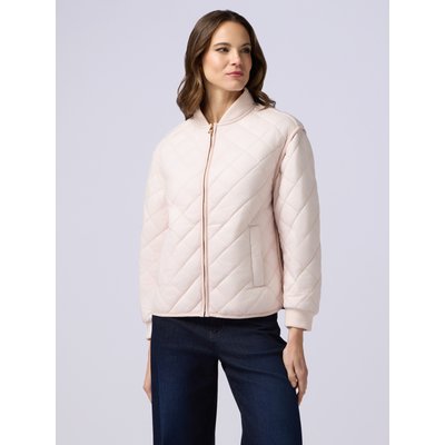 Bomber trapuntato realizzato in nylon opaco OLTRE