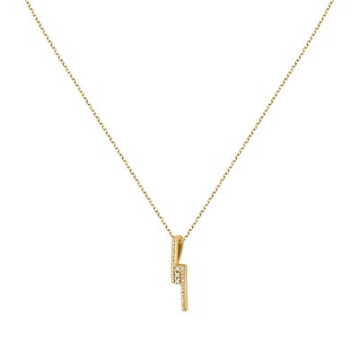 Collier en or 375 et diamant CLEOR