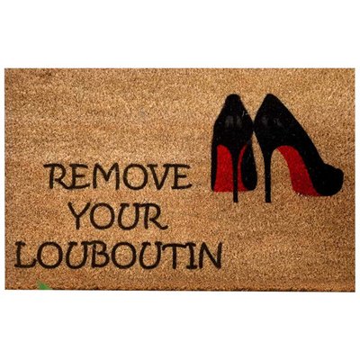 Paillasson en fibres de coco Remove Chaussure HANAH HOME