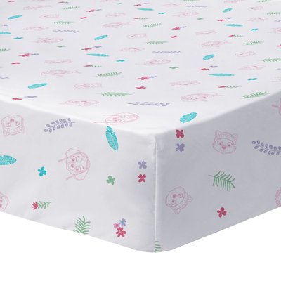 Drap-housse imprimé 100% coton, PARADISE PAT PATROUILLE