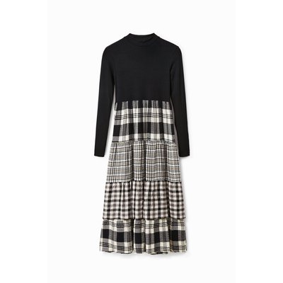 Desigual - Robe midi jupe carreaux DESIGUAL