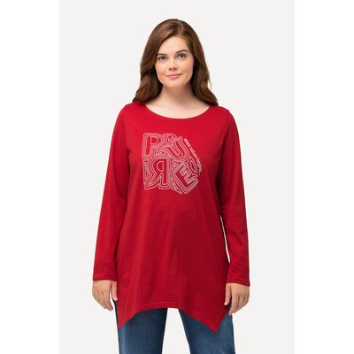 T-shirt en coton bio. Col rond et manches ULLA POPKEN