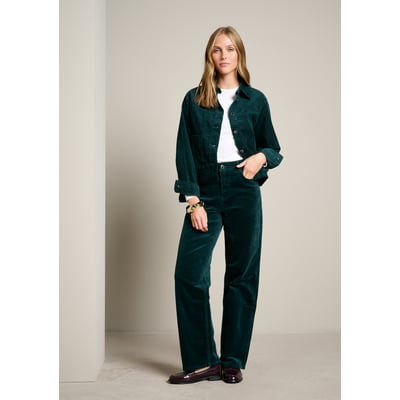 Pantalon droit en velours côtelé LOLALIZA