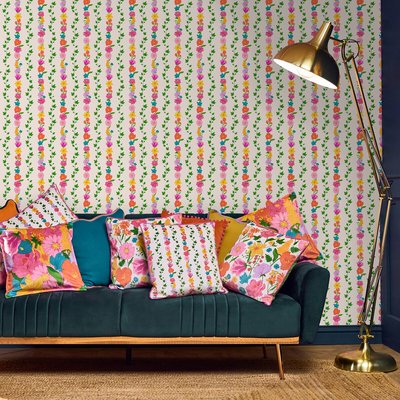 La Fleur Ivy Wallpaper LA REDOUTE INTERIEURS X ROISIN QUINN 