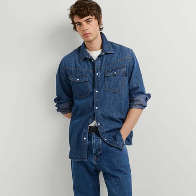 Chemise Coupe Regular En Denim PEPE JEANS
