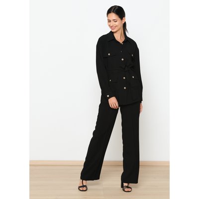 Pantalon habillé aspect tencel LOLALIZA