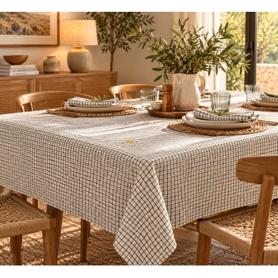 Nappe Flânerie Douce à carreaux EDEN