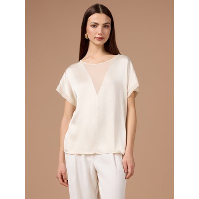 CHEMISIER réalisé en satin mélangé viscose OLTRE