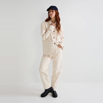 Veste courte boutonnée en coton MONOPRIX