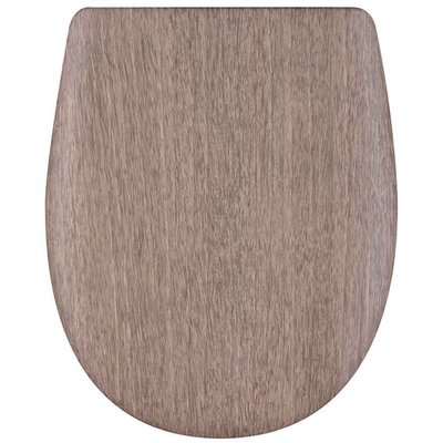 Abattant double OLFA imitation bois d'Ethiopie HOME MAISON